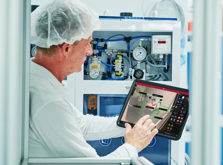 Interaktive digitale Schulung für Mitarbeiter zur effizienten Einarbeitung in Montageprozesse – tepcon GmbH